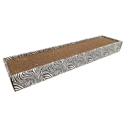 Afbeelding van Croci Krabplank Homedecor Dierenprint Zebra 48X12,5X5 CM