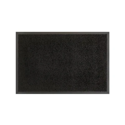 Afbeelding van andiamo deurmat Verdi vuilvangmat voor de ingang van het huis ideaal als binnen of in overdekte buitenruimte huisdeur 80 x 120 cm zwart 2