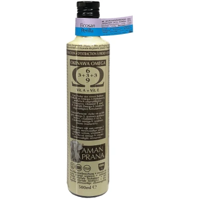 Afbeelding van Aman Prana Okinawa Omega 3 6 7 9 Eicosan Perilla 500 ml