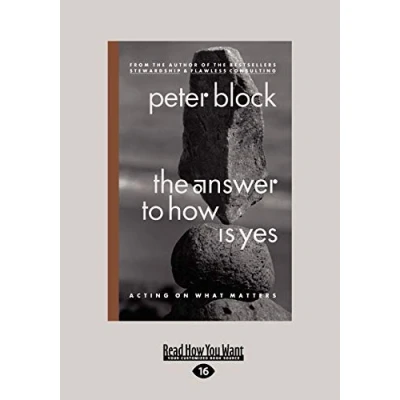 Afbeelding van The Answer to How Is Yes (Large Print 16pt)
