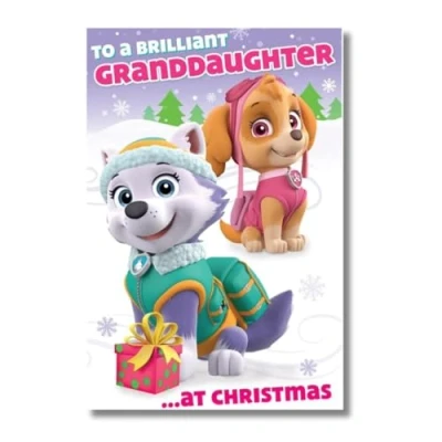 Afbeelding van Paw Patrol PTX08 Kleindochter Kerstkaart