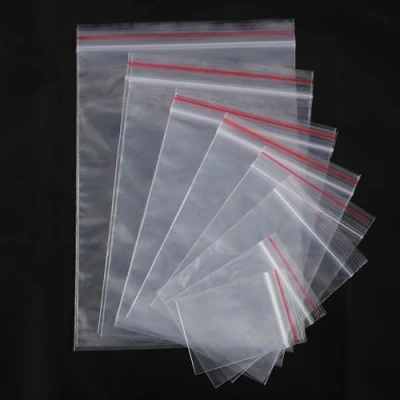 Afbeelding van newlng 1000 Stuk Sealable Grip Seal kleine plastic zakken 8cmX12Cm Hersluitbare Clear Opslag Sieraden Monsters Zaden Munten