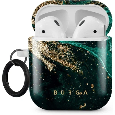 Afbeelding van Hardcase voor de Apple Airpods 1 / 2 Emerald Pool hoesje Burga case Meerkleurig Kunststof