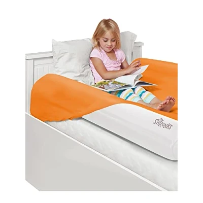 Afbeelding van The Shrunks Slaapbeveiliging Opblaasbare Bed Rails (2 Pack) Veilige en draagbare Peuter Guard/Kinderbedbumpers voor reizen, vakantie of thuisgebruik, 122x18x10cm past onder Sheet