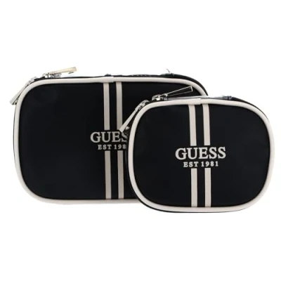 Afbeelding van GUESS Cosmetische tas Mildred Cosmetic Case Black Zwart