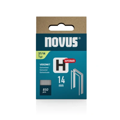 Afbeelding van Novus Niet met fijne draad H 37/14mm Superhard (850 stuks)