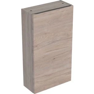 Afbeelding van Geberit Renova Plan bovenkast met deur, licht noten hickory 390 x 700