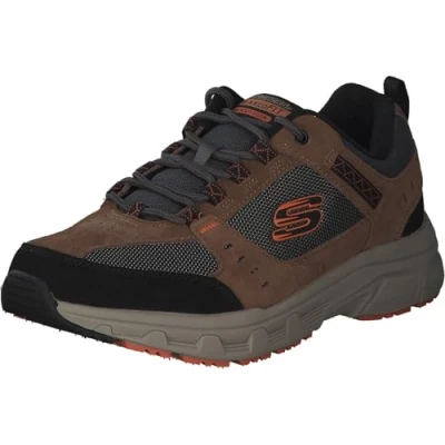 Afbeelding van Skechers Oak Canyon 51893 BRBK, Mannen, Bruin, Sneakers,Schoenen, maat: 44