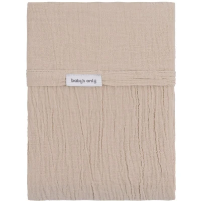 Afbeelding van Baby&#039;s Only Wieglaken Tender Beige 80x100 cm