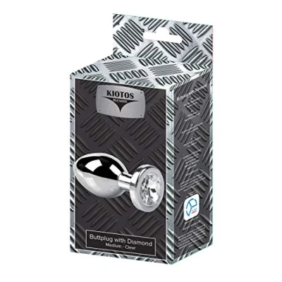 Afbeelding van Buttplug met diamant medium