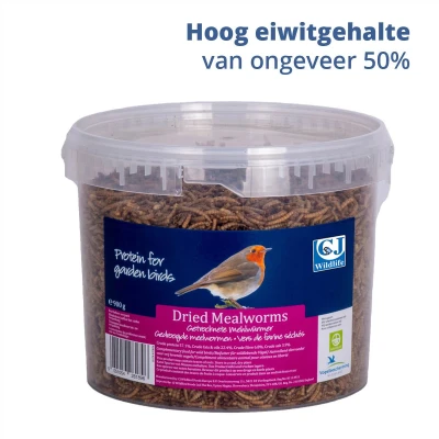 Afbeelding van Wildbird Meelwormen In Emmer Buitenvogelvoer 5 l