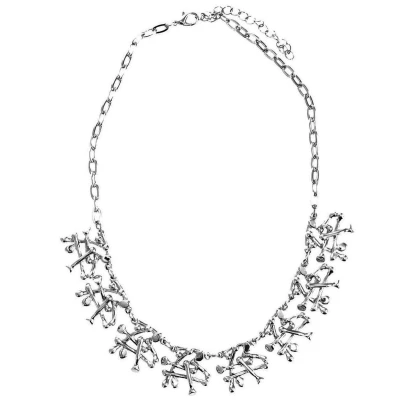 Afbeelding van Behave Dames schakel ketting zilver kleur 41,5 cm