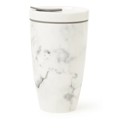 Afbeelding van Villeroy &amp; Boch Marmory To Go beker 35 cl Gebroken wit