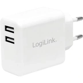 Afbeelding van LogiLink PA0210W oplader voor mobiele apparatuur Wit Binnen