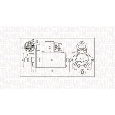 Afbeelding van Magneti Marelli Starter 063720984010