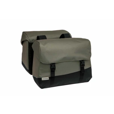 Afbeelding van PexKids New dubbele tas Olso Joli 37l rPET zwart/groen