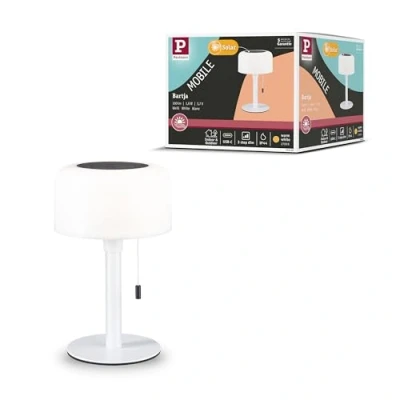 Afbeelding van Paulmann Bartja 94606 Tafellamp op zonne energie 1.6 W Warmwit Wit