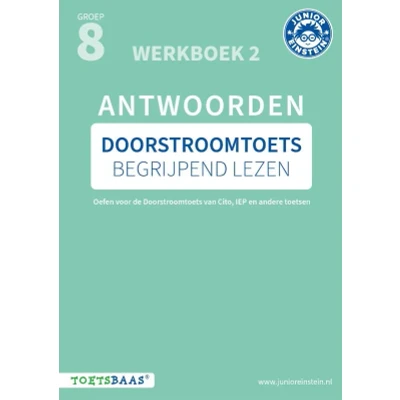 Afbeelding van Doorstroomtoets begrijpend lezen groep 8 Antwoordenboek 2
