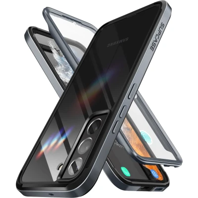 Afbeelding van Supcase UB Edge Hoesje met screenprotector Geschikt Voor Samsung S22 Plus Zwart