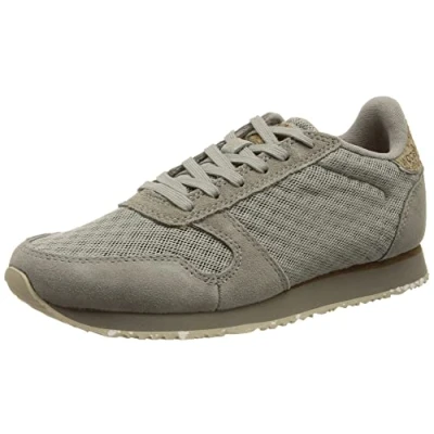 Afbeelding van Woden Ydun Suede Mesh II Sneakers voor dames, 804 Elephant, 36 EU