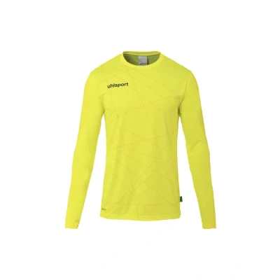 Afbeelding van Uhlsport Prediction Keepershirt Lange Mouw Kinderen Fluogeel / Zwart Maat: 152