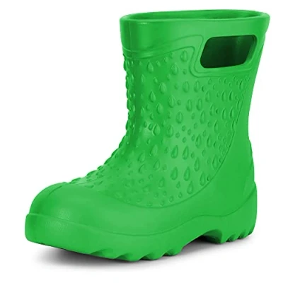 Afbeelding van Ladeheid Kinder Regenlaarzen Gevoerd en Waterdicht Vederlicht EVA LA DW KidsSpring Groen 1711 26/27