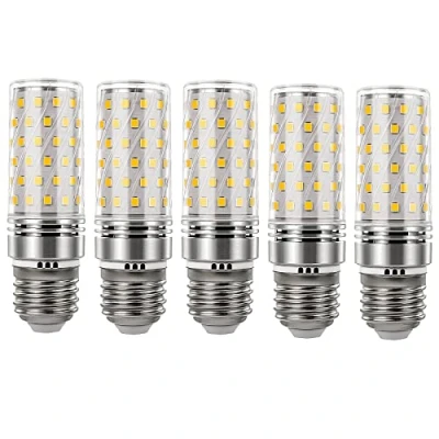 Afbeelding van I SHUNFA E27 LED maïslampen natuurlijk wit 4000K 7W AC100 265V vervanging 70W halogeenlamp niet dimbare kleine kaars schroeflamp 5 pack