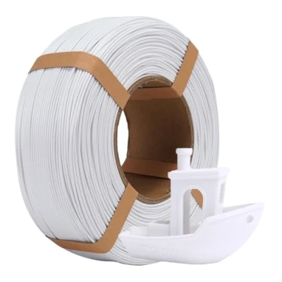 Afbeelding van eSUN PLA+ Navulfilament 1.75mm, Navul PLA Plus Spoolless 3D Printing Filament, Maatnauwkeurigheid +/ 0.03mm, 1KG (2.2 LBS) voor Printers (Koel wit, 1KG)