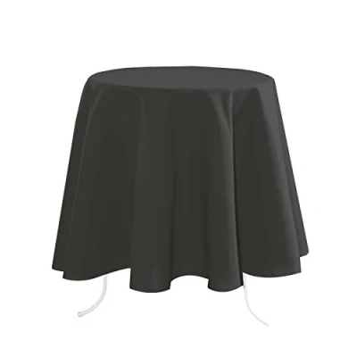 Afbeelding van Tafelkleed Leon antraciet 145 x 240 kerst decoratie eten goedkoop polyester