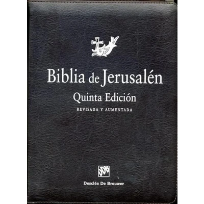 Afbeelding van Biblia de Jerusalén: 5ª edición Manual totalmente revisada Modelo con cremallera