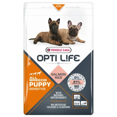 Afbeelding van Opti Life Puppy Sensitive All Breeds Hondenvoer 2.5 kg