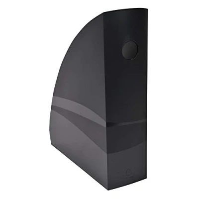 Afbeelding van Exacompta 182014D verpakking (met 6 tijdschriften MAG CUBE, 266 x 82 305 mm, voor DIN A4+, robuust en praktisch), stuks, zwart