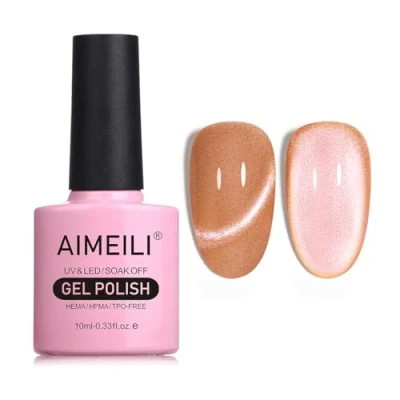 Afbeelding van AIMEILI Hema Free Cat Eye Gel Nagellak UV LED Gellack Soak Off Vegan Cruelty Polish 10ml (718)
