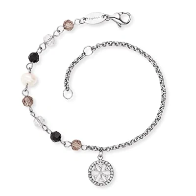 Afbeelding van Engelsrufer Armband, Dames, Maat: One Size, Schwarz/braun