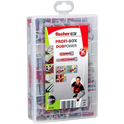 Afbeelding van Fischer PROFI BOX DUOPOWER Plugassortiment 541108 150 stuk(s)