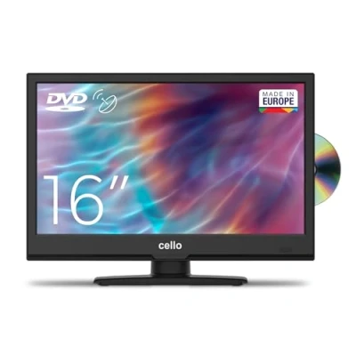 Afbeelding van Cello C1620FS 16&quot; (41 cm Diagonale) Full HD LED TV mit eingebautem DVD Player DVBT2 S2 Triple Tuner