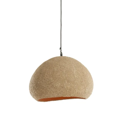 Afbeelding van Light &amp; Living Celmira hanglamp ø57x38 cm donkergrijs Papier maché