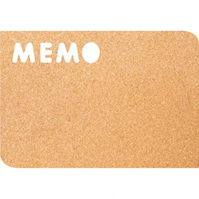 Afbeelding van Securit Kurkbord Silhouet Memo Met Punaises En Bevestigingsstrips