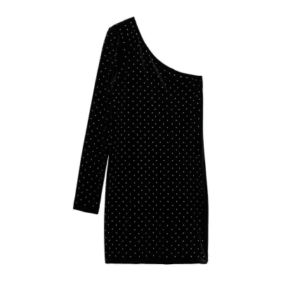Afbeelding van Mango Xtachi Cocktailjurk, Dames, Maat: Small, Black