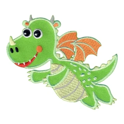 Afbeelding van PatchMommy Draak Strijkapplicatie Patch Applicatie Strijkembleem Strijkapplicaties Applicaties Kinderen
