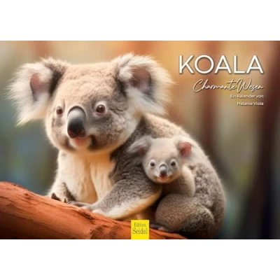 Afbeelding van Edition Seidel Premium kalender koala 2025 formaat DIN A3 wandkalender Australië dier eucalyptus bos zoogdier melanie viola