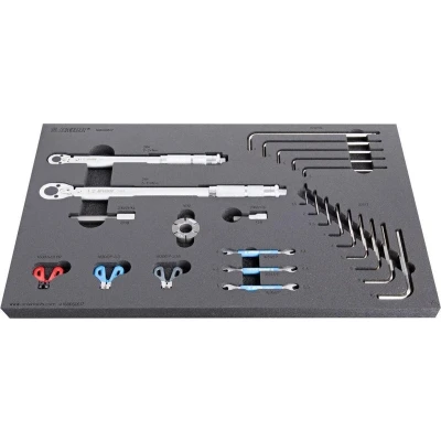 Afbeelding van UNIOR SET FIETSGEREEDSCHAP IN SOS TOOL TRAY 564 X 364 30 MM / 8 PCS 4 KG END OF STOCK