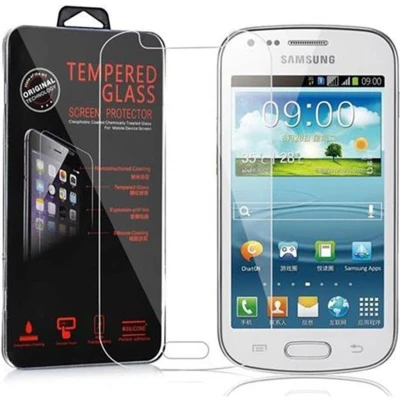 Afbeelding van Cadorabo Screenprotector geschikt voor Samsung Galaxy TREND DUOS Pantser film Beschermende in KRISTALHELDER Geharde (Tempered) display beschermglas 9H hardheid met 3D Touch