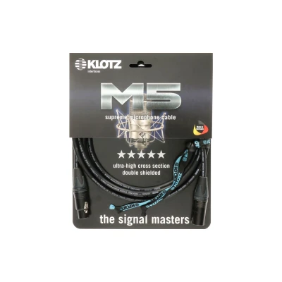 Afbeelding van Klotz M5FM06 XLR kabel 3P 6 meter