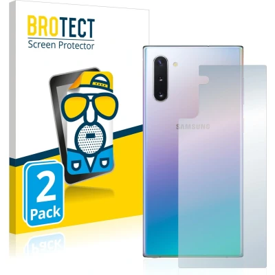 Afbeelding van BROTECT (2 Stuks) Antireflecterende Beschermfolie voor Samsung Galaxy Note 10 (Achterkant) Anti Glare Screen Protector, Mat, Ontspiegelend