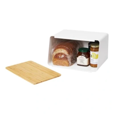 Afbeelding van Yamazaki Bread case with removable lid Tower White