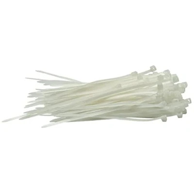 Afbeelding van Draper 70390 Nylon 2,5 x 100mm Witte Kabelbinders (100 stuks)