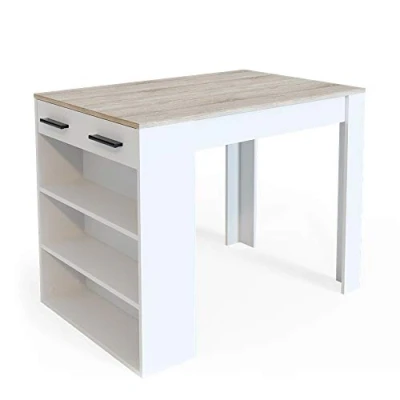 Afbeelding van Vicco Bartafel &quot;Repose&quot;, Sonoma/Wit, 67 x 100 cm