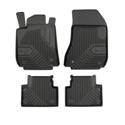 Afbeelding van FROGUM No. 77 77408135 Vloermatset Rubber voor en achter 4 Zwart Op maat gemaakt