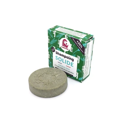 Afbeelding van Lamazuna Groene Klei &amp; Spirulina Shampoo Bar Vet Haar 70g